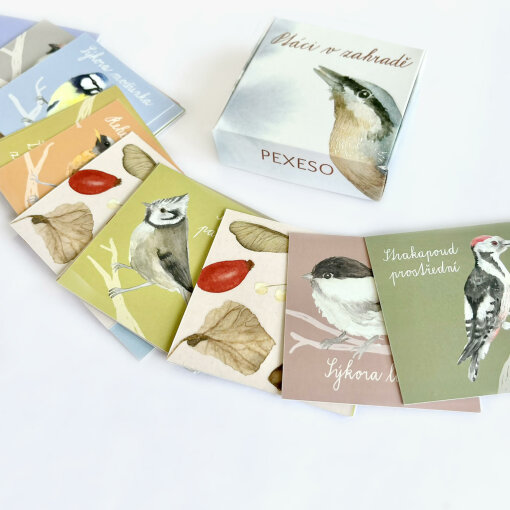 pexeso Ptáčci v zahradě